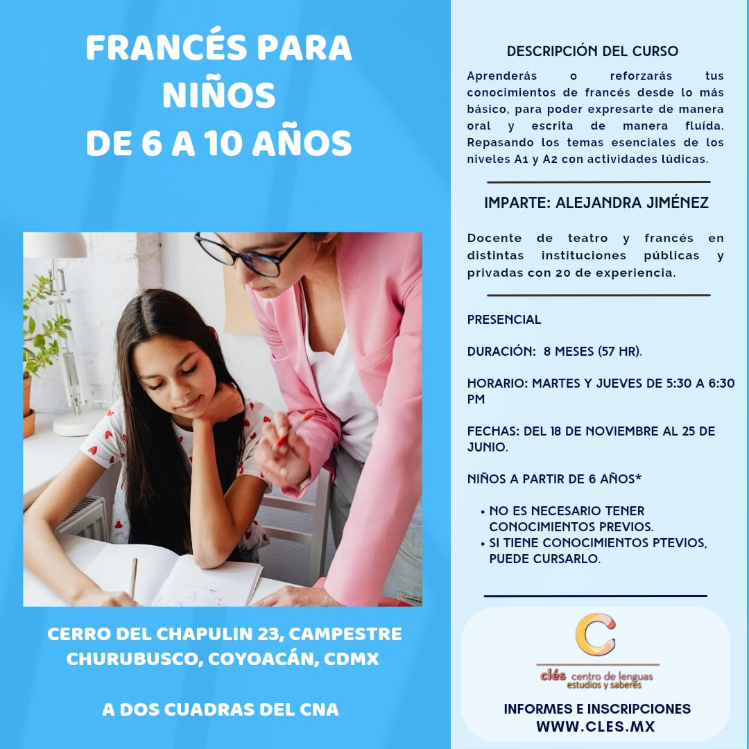 francés niños presencial